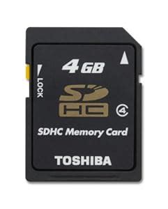 4gb sdhc memory card toshiba.